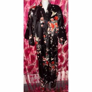 ❤️🖤 Vintage Authentic Japanese Kimono Robe